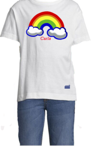 Camiseta de niño en estampación textil 