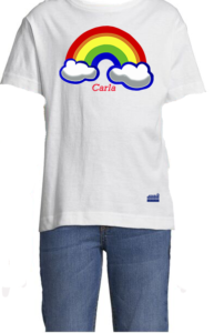 camiseta niño estampación textil Camiseta de niño en estampación textil