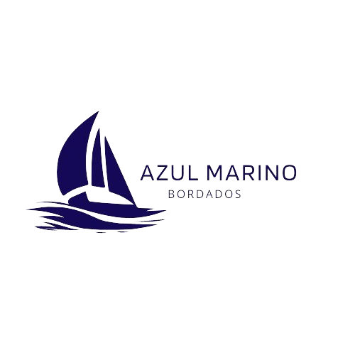 logo bordados azul marino