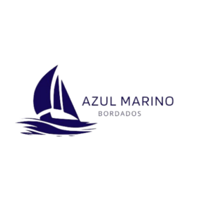 logo bordados azul marino